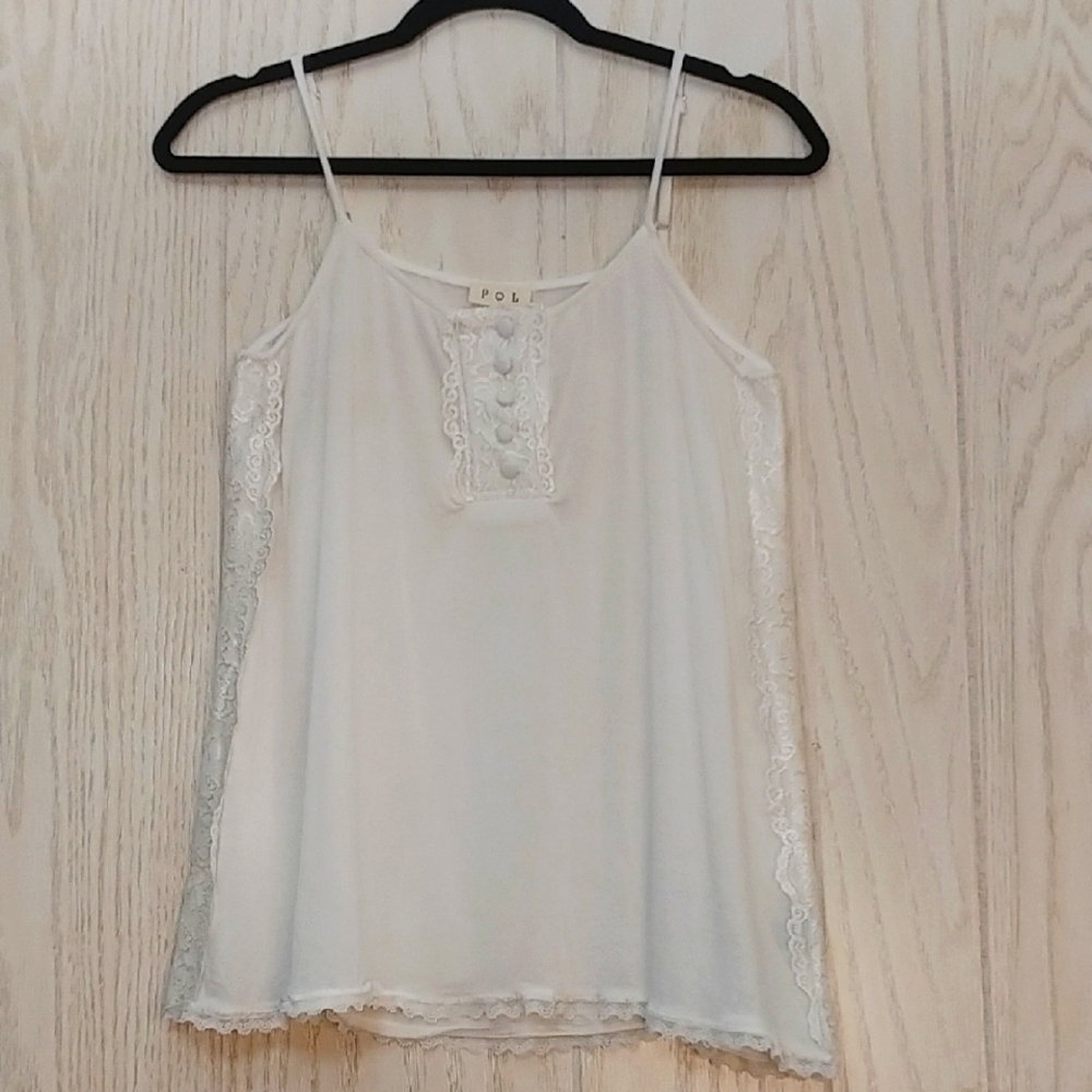 POL Lace Cami Tank Top